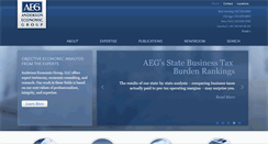 Desktop Screenshot of andersoneconomicgroup.com